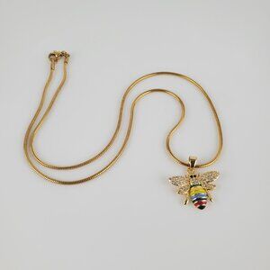 Necklaces with pendant , new with tags , stainless steel , color gold